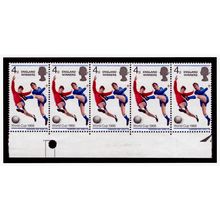 RARE * GB 1966 - England World Cup Winners - Block Colour Shift Error - MNH