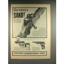 1957 FI Sako Rifle, Astra Model 200, Cub, Star Gun Ad