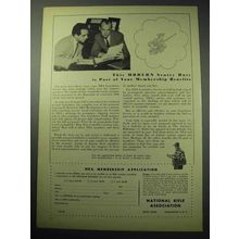 1957 National Rifle Association NRA Ad - Sentry Duty