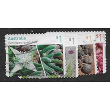 AUS 2016 (SET) (S/A) 'AUSTRALIAN SUCCULENTS' (4v) FINE USED (EBID64-723k)