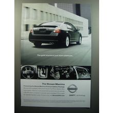 2007 Nissan Maxima Ad - The gold standard just went platinum
