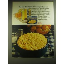 1974 Kraft Macaroni & Cheese Ad - The can that thinks it's a wedge of cheese