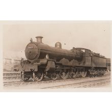 LMS Class 4-6-0 Number 14763 Antique Real Photo Train Postcard