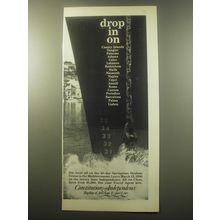 1959 American Export Lines Cruise Ad - Drop in on