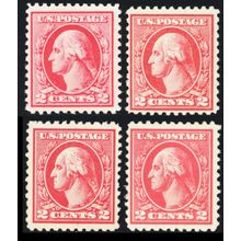 526-28B, Mint VF NH 2¢ Stamps - SCV $172 - Stuart Katz