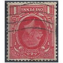 1934 SG440i 1d SCarlet Watermark INVERTED Good.Used