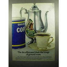 1980 Taster's Choice Coffee Ad - Image of Ground Roast