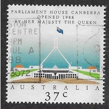 AUS 1988 37c 'PARLIAMENT HOUSE, CANBERRA ' FINE USED (EBID67-252)