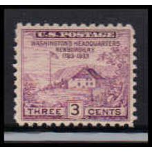 727 3c Washington's Hdqs Fine MNH O0210