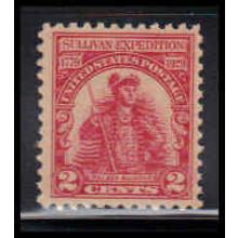 657 2c General John Sullivan Fine MNH O1633