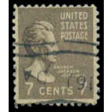 Used 812 7c Andrew Jackson Barely Clears M07816