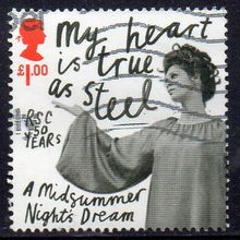 GB 2011 50th Anniv of Royal Shakespeare Company - Midsummer Night Dream 1st Used