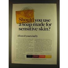 1980 Neutrogena Soap Ad - Made for Sensitive Skin