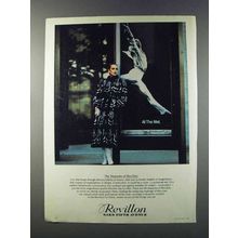 1981 Revillon Natural Ranch and White Mink Fur Coat Ad