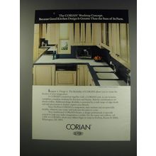 1991 Du Pont Corian Worktop Ad - Greater Than the Sum of Its Parts