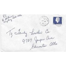 Tiger Lilly Duplex, Alberta cancel, 1967, RF C