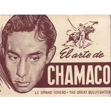 The Great Chamaco Bullfighter Spanish Painting Postcard Book