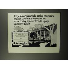 1978 Georgia Tourism Ad - makes you want to see more