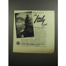 1954 Italian State Tourist Office Ad - Making it easier to see Italy first