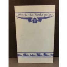 Watch the Fords Go By Model T Sales Brochure