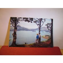 DERWENTWATER FROM SURPRISE VIEW used postcard by J Arthur Dixon 1969 pm =