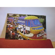 INTER-CITY 125 FLOAT, FLOWER PARADE, SPALDING, LINCOLNSHIRE .. unused postcard =