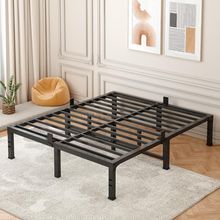 FUIOBYVV Queen Bed Frame, 14 Inch Heavy Duty Metal Platform Bed Frame Queen Size