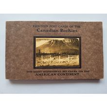 Postcard book Canadian Rockies. 18 postcards. Unposted
