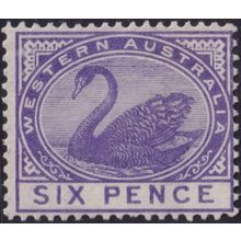 Western Australia 1890 6d Bright Violet