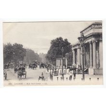 Hyde Park Corner London Postcard Levy LL 195