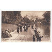 The Horse Guards and War Office from St James Park London Postcard Levy LL 152
