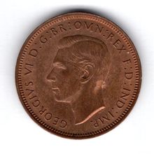 Great Britain. George VI. Halfpenny 1942. dy17025