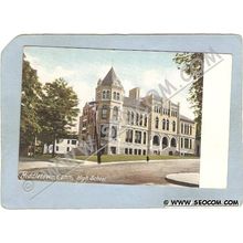 CT Middletown Postcard High School Street Scene Intersection ct_box3~1415