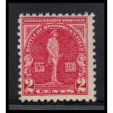 688 2c Battle of Braddock Barely Clears MNH O2482