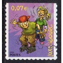 Luxembourg 2002 Fun Sports - Inline Skating 0,07€ Used