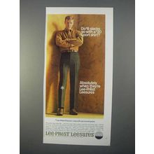 1966 Lee Lee-Prest Leesures Ad - $8 Slacks with Shirt