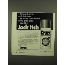 1974 Cruex Medicated Spray Powder Ad - Itching, Chafing