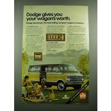 1975 Dodge Sportsman Van Ad - Gives You Your Wagon's Worth