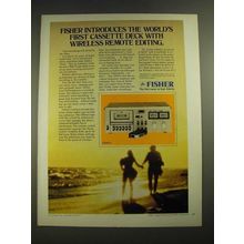 1978 Fisher CR4025 Tape Deck Ad - Wireless Remote Editing