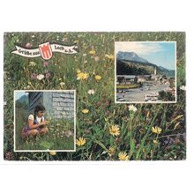 VORARLBERG, AUSTRIA used vintage postcard..1975? postmark =