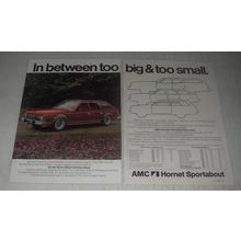 1975 AMC Hornet Sportabout Ad - In between too big & too small
