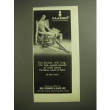 1974 Lladro Don Quixote Advertisement - Lladro the collectors choice