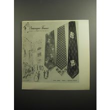 1951 Dominique France Advertisement - Ties