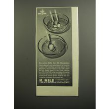 1952 H. Nils Dessert and Salad Bowls Ad - Favorite Gifts for all Occasions