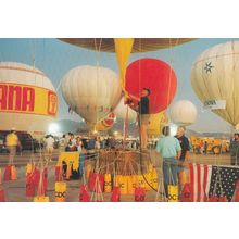1993 New Mexico Hot Air Balloon Race Postcard