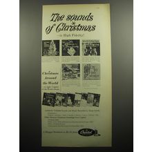 1957 Capitol Records Ad - The sounds of Christmas - in High Fidelity
