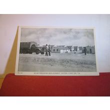 QUARTERMASTER REPLACEMENT CENTER, CAMP LEE, VIRGINIA. unused military postcard =