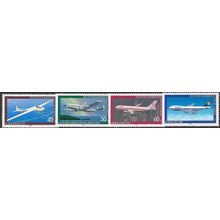 1980 Michel 1040/1043 - MNH (**)