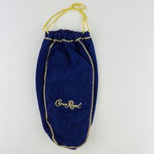 Crown Royal Extra Large Bag with Gold Drawstrings Great for Storage 12"x9"x4"