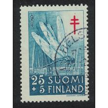 Finland Dragonfly 'Aeshna juncea' 1954 Canc SG#536